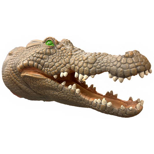 Crocodile Head 9" Rubber Hand Puppet
