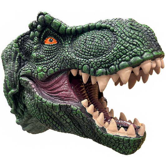 Tyrannosaurus Rex T-Rex Head Dinosaur Rubber Hand Puppet