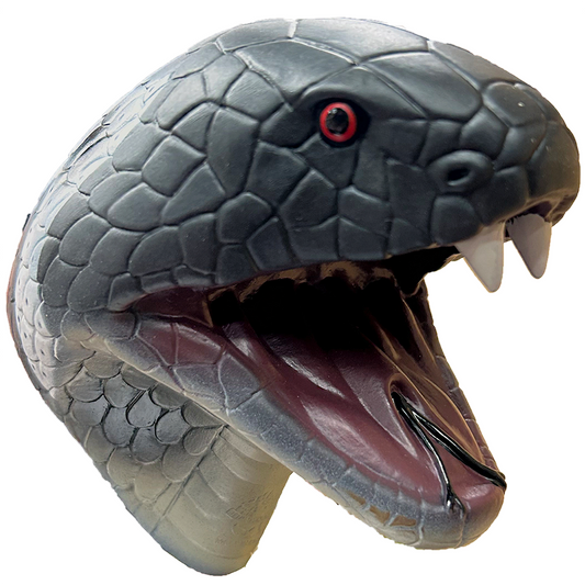 Cobra Snake Head Animal Rubber Hand Puppet