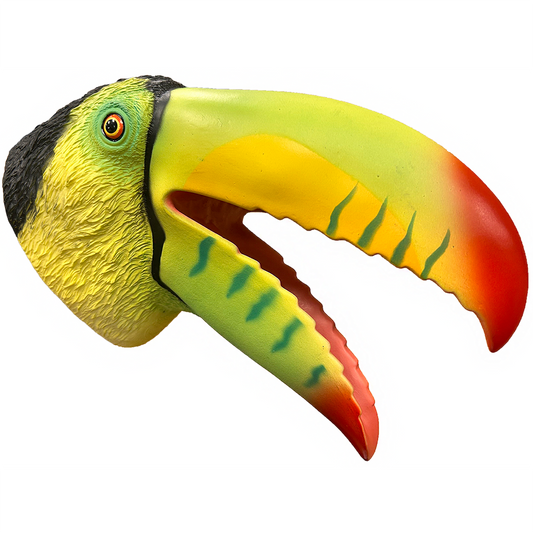 Toucan Jungle Bird Rubber Hand Puppet