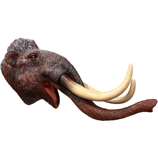 Wooly Mammoth Rubber Prehistoric Hand Puppet