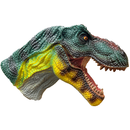 Tyrannosaurus Rex T-Rex Head Dinosaur Rubber Hand Puppet with Sound