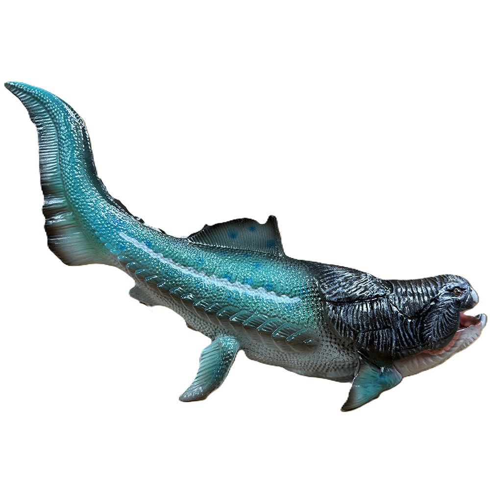 Deng's Fish Painted Figurine Prehistoric Ocean Predator
