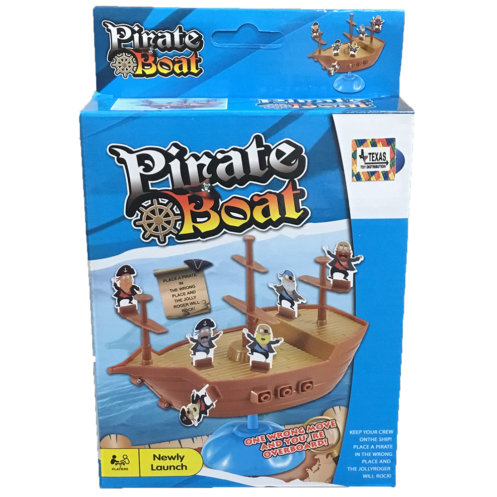 Pirate Boat Travel Game in Peggable Box