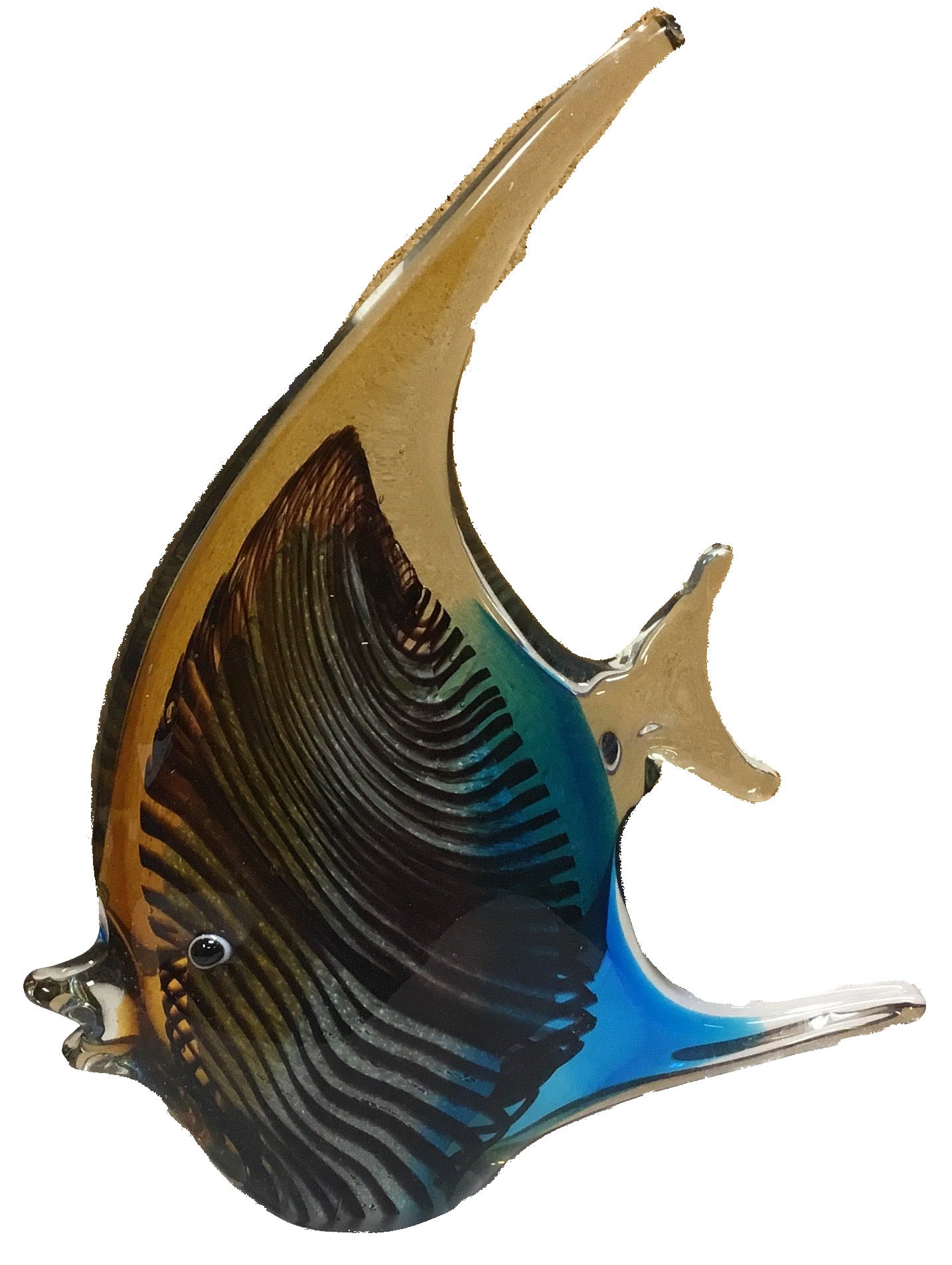 Colorful Glass Fish Sculptures