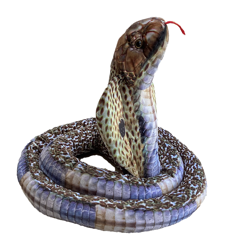 Cobra 9.8 Foot Long Snake Plush Stuffed Animal