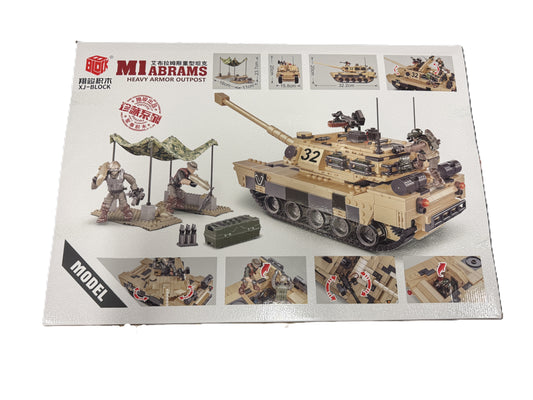 Abrams Tank Building Brick Set