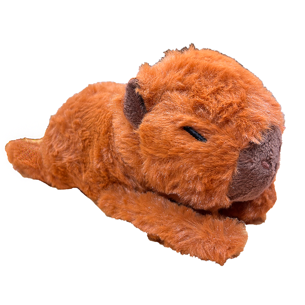 Capybara Plush Stuffed Animal with Two Slap Bracelets