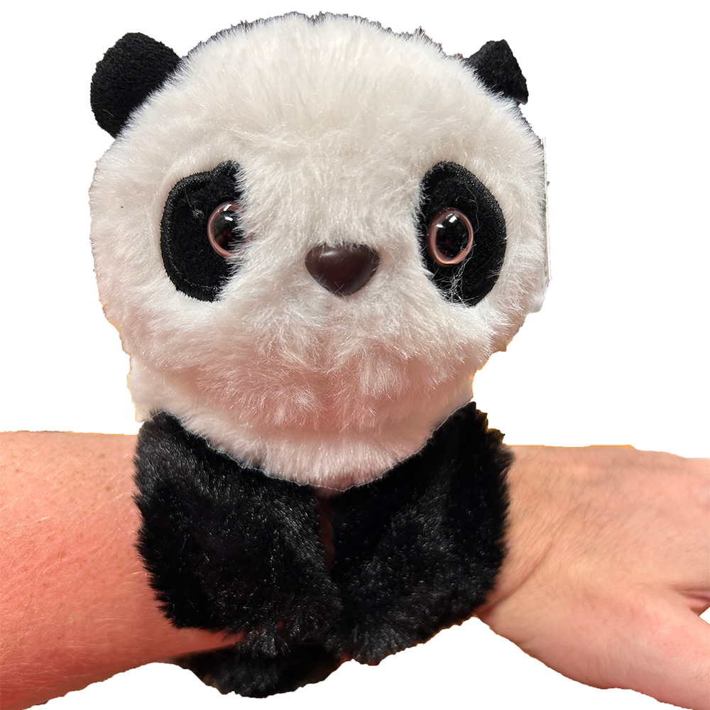 Panda Plush Stuffed Animal with Two Wrist Bracelets