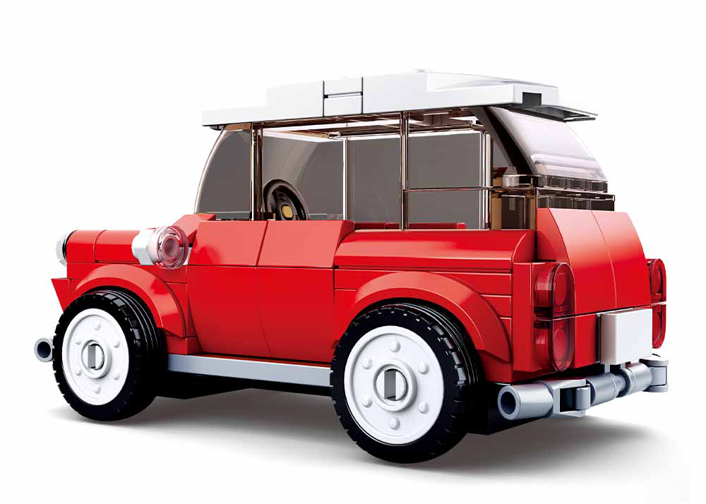 Small Car Building Set Mini Car Building Brick Kit (113 pcs) – Texas Toy Distribution