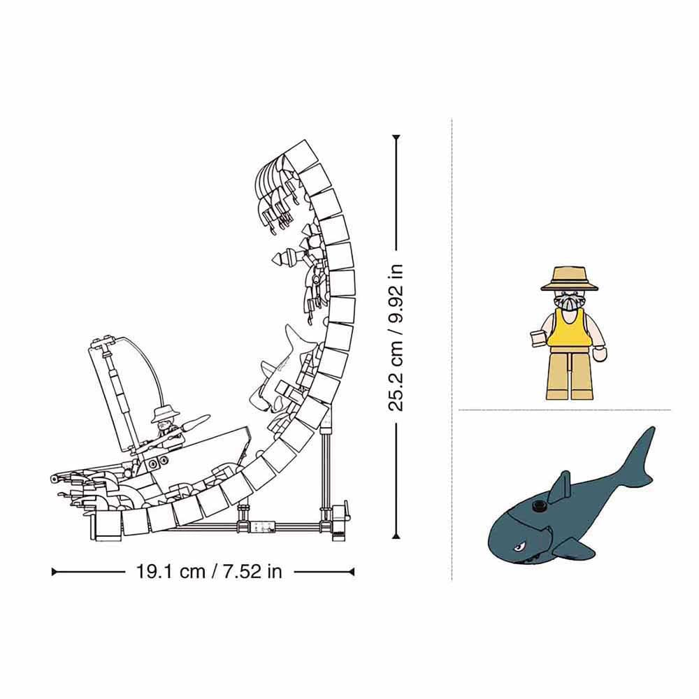 Old Man and the Sea Building Brick Kit (720 pcs)