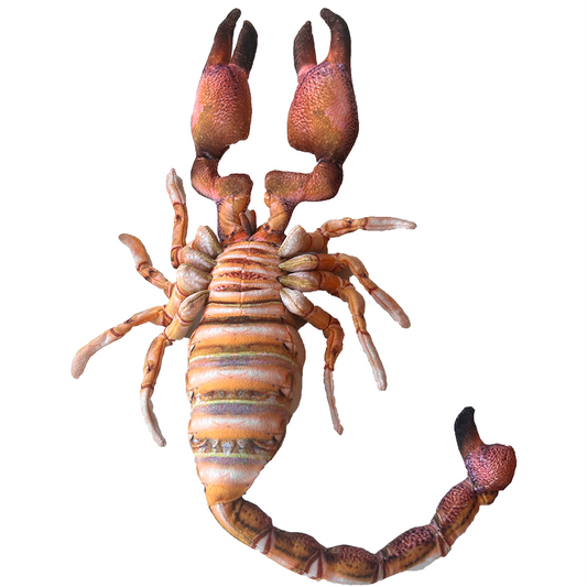 Brown Scorpion Realistic Plush 23.6" Stuffed Animal Insect