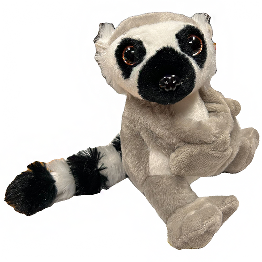 Lemur Stuffed Animal Plush Slap Bracelet