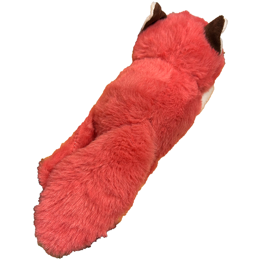 Pink Fox Plush Stuffed Animal with Two Slap Bracelets