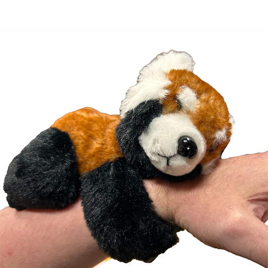 Red Panda Plush Stuffed Animal with Slap Bracelet