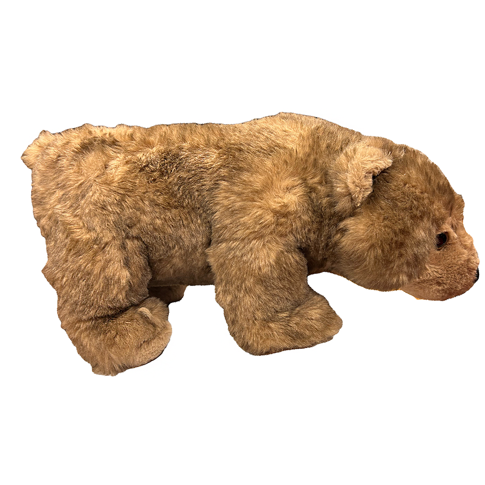 Brown Bear Standing Plush North American 14" Stuffed Animal