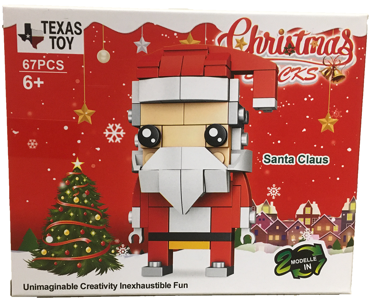 Christmas Santa Claus Building Brick Kit (67 pcs)