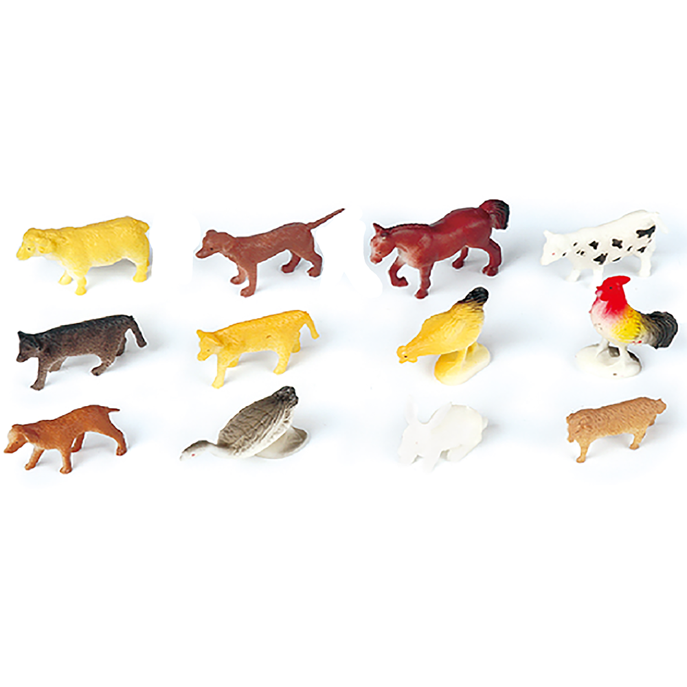Bulk 2" Farm Ranch Animals Figurines, By the Pound