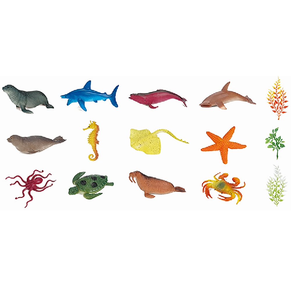 Bulk 5" Marine Ocean Animals Figurines, By the Pound