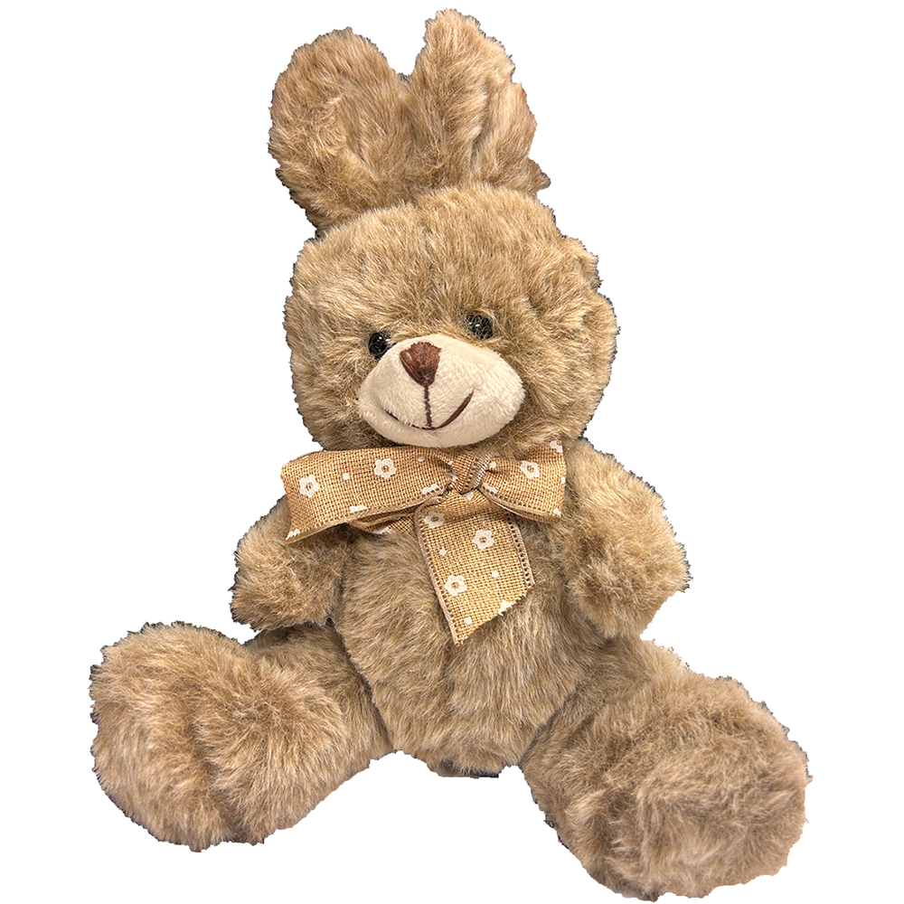 Brown Bunny Stuffed Animal 9" Tall Plush Toy