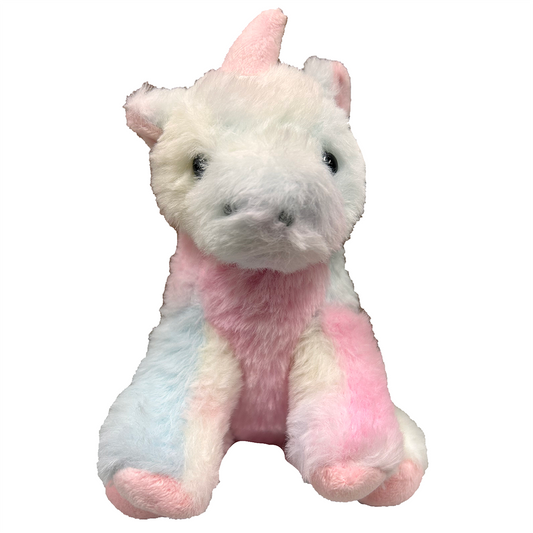 Multicolor Pastel Unicorn 7" Tall Plush Stuffed Animal