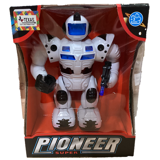 Electronic Walking Robot with Lights and Sounds in Window Box