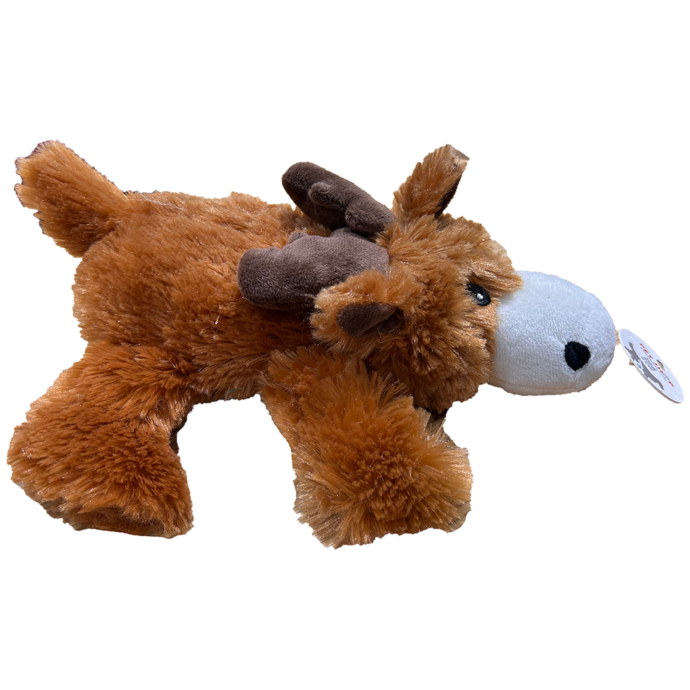 Moose Plush Pet Toy, Soft Dog Toy with Squeaker