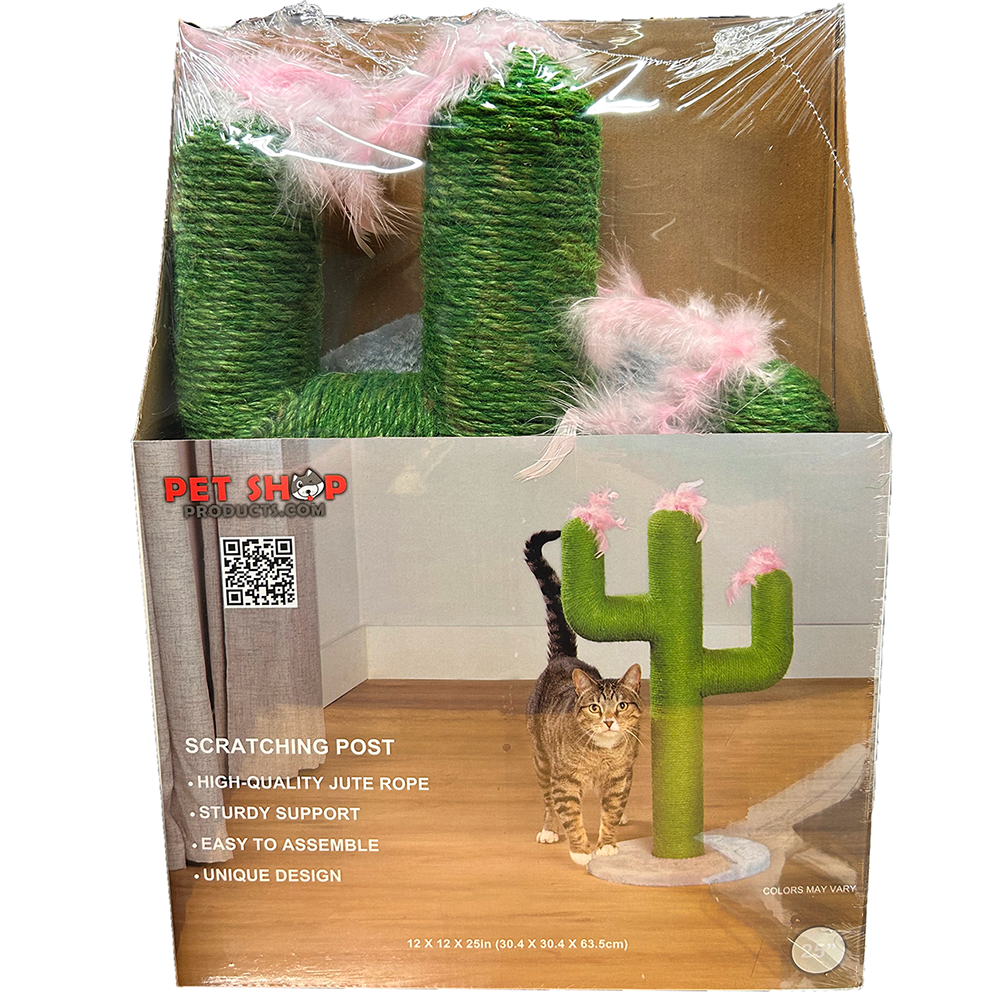 Cat Scratching Post Plans On2 Pets Cactus Design Cat Scratcher