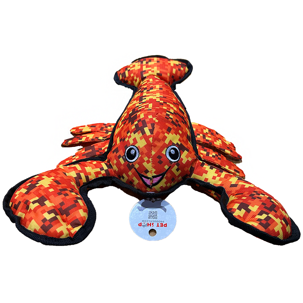 Lobster Durable Plush Dog Toy with Squeaker