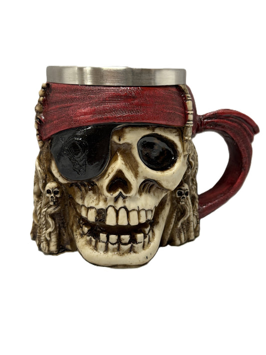 Pirate Mug - Red (400ml)