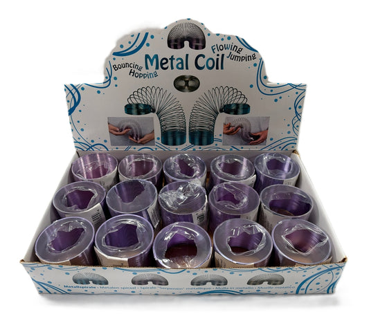 Purple Metal Coils-Display Case of 15