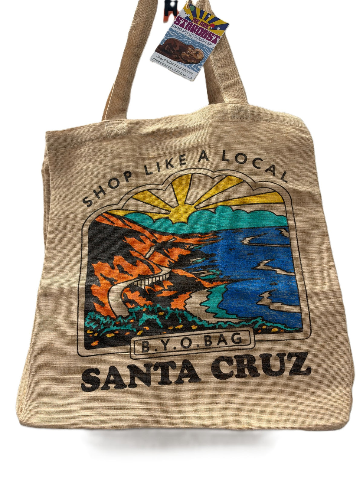 Biodegradable Jute Tote Bags-Assorted