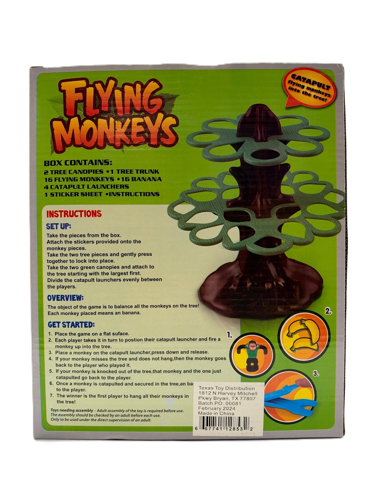 Flying Monkeys Catapult Game