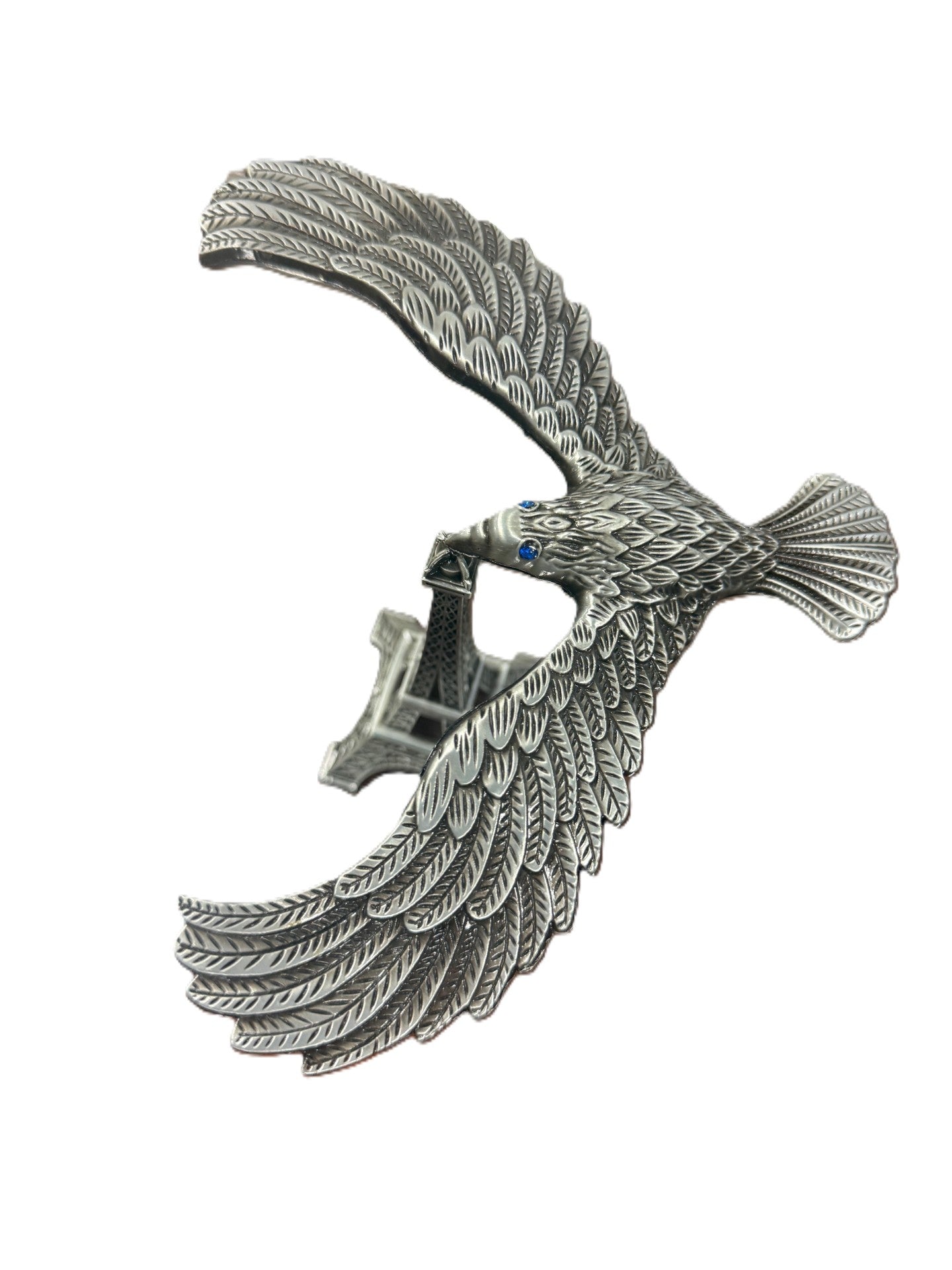 Large Balancing Eagle on Eiffel Tower