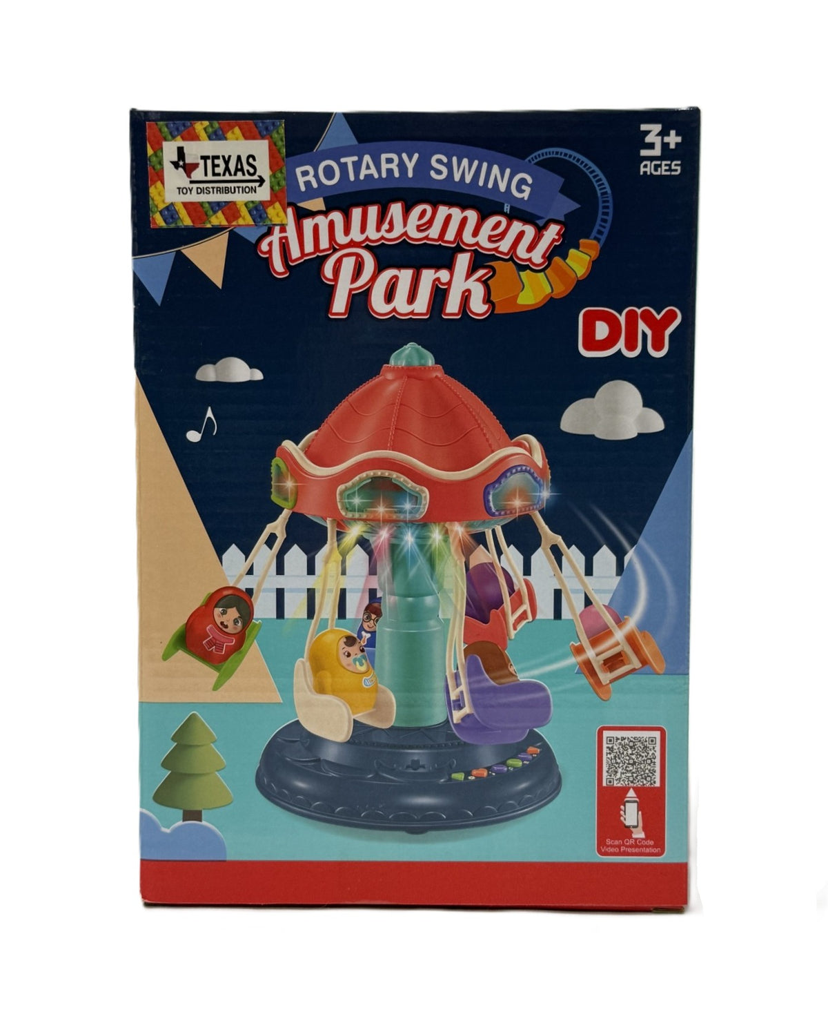 Amusement Park Rotary Swing with Lights and Sounds