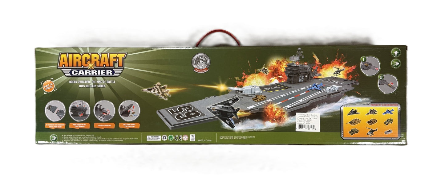 Large Aircraft Carrier w/Lights and Combat Team