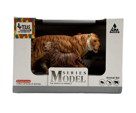Tiger and Cub Animal Set