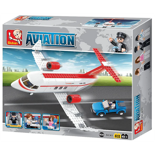 Aviation C-Concept Plane Building Brick Kit (275 Pcs)