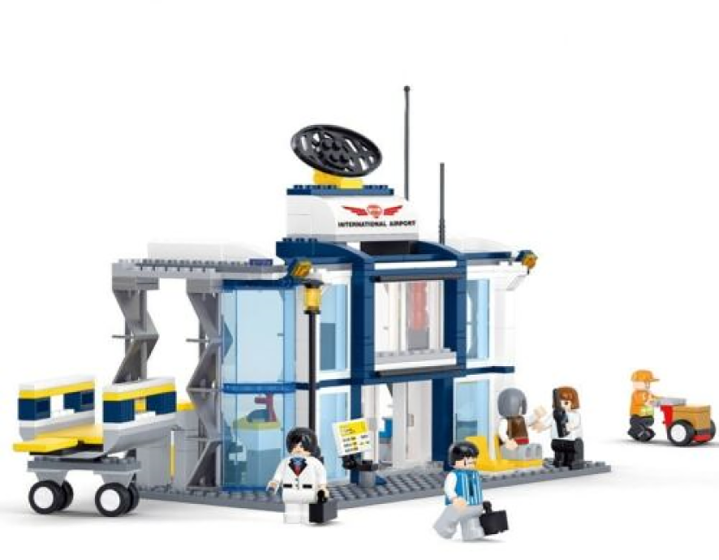 Aviation International Airport Building Brick Kit (678 Pcs)