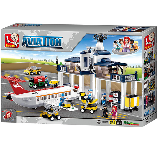 Aviation Aircraft Maintenance Base Building Brick Kit (826PCS)