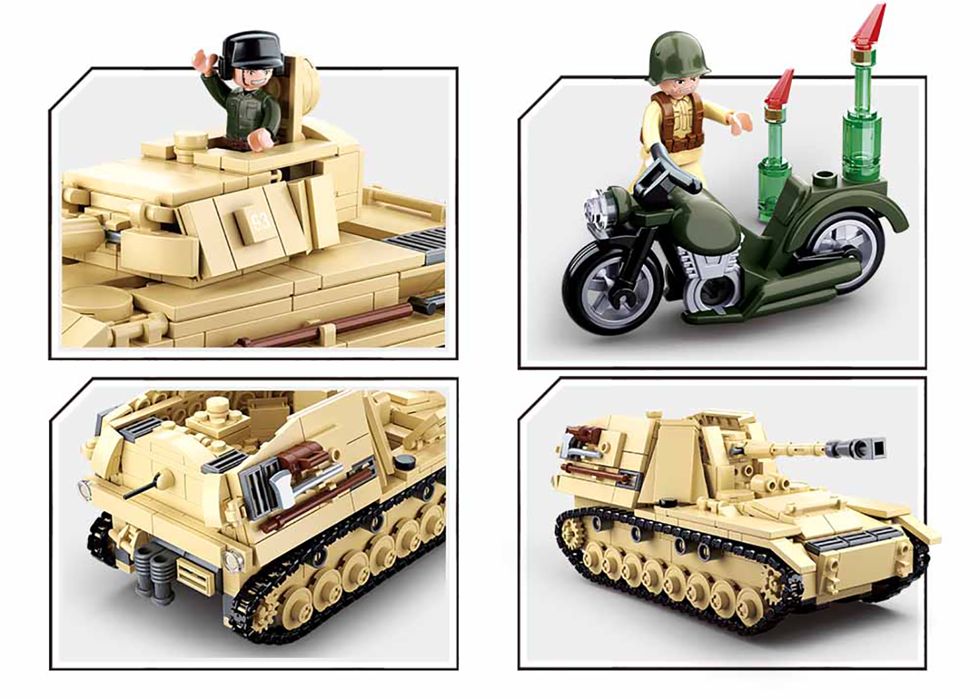 Other :: Toys :: Sluban Army WW2 M38-B0852 anti-aircraft cannon