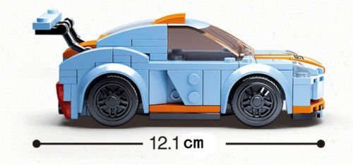 Car Club Leopard Race Car Building Brick Kit (148 pcs)