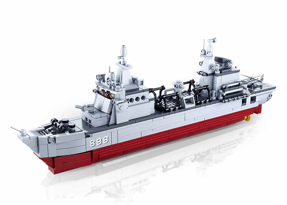 Model Bricks 5 Model Bricks Supply Ship 1:450 Building Brick Kit (495 Pcs) – Texas Toy ...