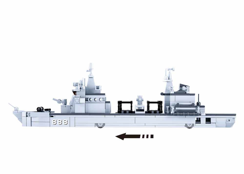 Model Bricks 5 Model Bricks Supply Ship 1:450 Building Brick Kit (495 Pcs) – Texas Toy ...