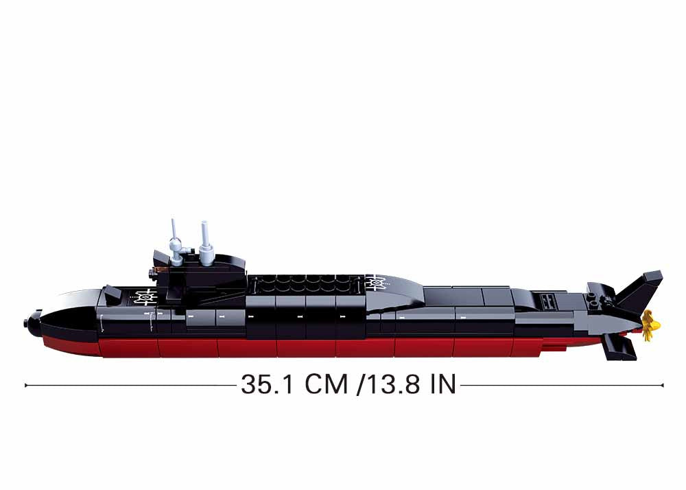 Model Bricks Strategic Submarine Building Bricks (269 Pcs)