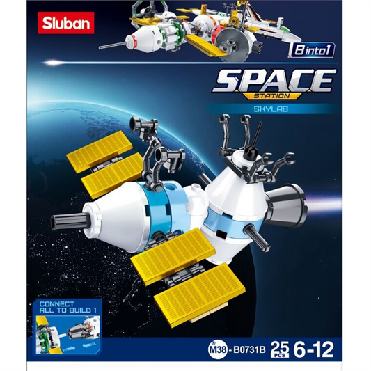 SkyLab Space Building Brick Kit (64 pcs)