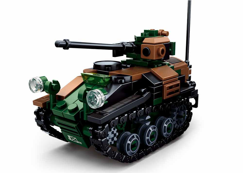 Model Bricks 2-in-1 - Wiesel Armored Weapons Carrier (245pcs