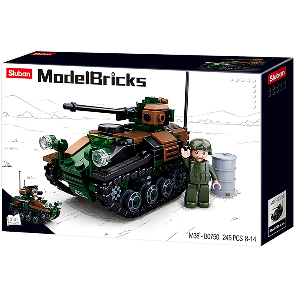 Model Bricks 2-in-1 - Wiesel Armored Weapons Carrier (245pcs) – Texas ...