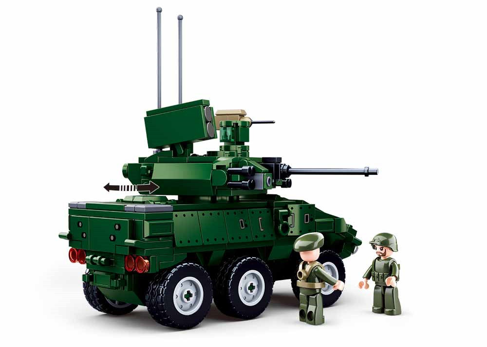Model Bricks EBRC 6x6 Wheeled Infantry Combat Vehicle (384pcs)