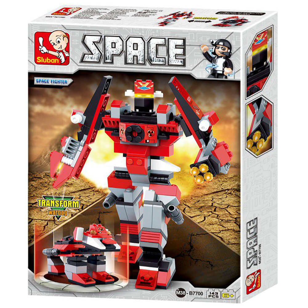 Space Fighter - Blaze Building Brick Kit (143 Pcs)